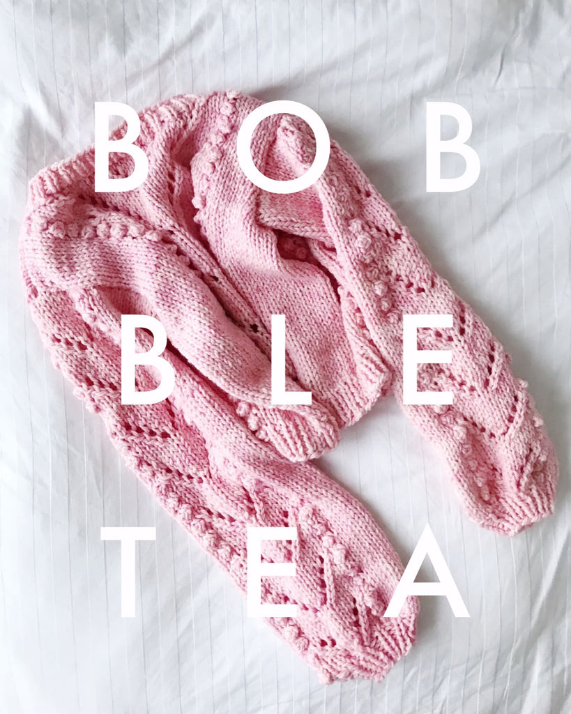Bobble Tea Sweater: KNIT SAFARI X SWEATER SISTERS